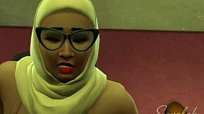 Two robbers boldly meet an Arab princess