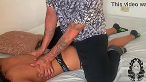 stepbrother gives exotic massage