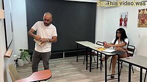 Horny Student Seduces Teacher With Porn Videos