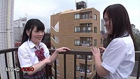 asian multiple creampie for sanae akino and kaede aoshima