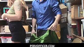 Pervofficer Makes Shoplifter Teen Dakota Rain Pay The Price
