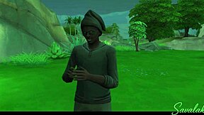 Two robbers boldly meet an Arab princess