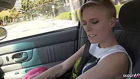 petite blonde teen with big clit and small tits gets picked up and fucked by older guy