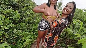 Ninfeta Carioca Fodendo No Mato Com Casal Sem Camisinha Fomos Pegos No Ato E Continuamos A Transar