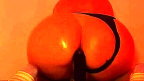 juicy ass bouncing on a black cock!