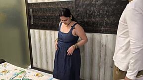 mala randi gets intimate with tailor for free dress stitching