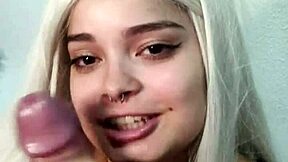 Intense Blowjob Lost Control, Cum in Witch's Mouth