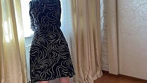 Stepson Successfully Persuades Mature Stepmom to Blowjob and Anal Sex