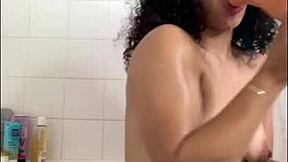 my client always begs me to fuck my pretty shaved pussy for him.