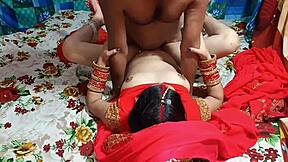 on their anniversary night, the couple dives into anal creampie and dirty talk in the bedroom.