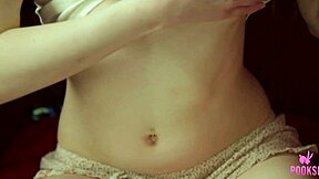 ass and pussy play young 18+ blondie liz masturbates using a glass dildo