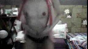 filipina girl teases with strip dance