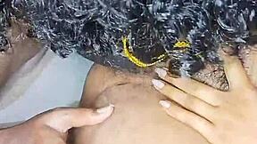 licking very hot desi indian bhabhi hairy pussy