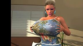 3D Bimbo Crossdressing AI Upscale