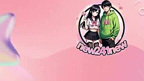 Thai Girl Collecting Mushrooms in Forest Suddenly Needs to Pee with Thai Sound in 4K