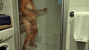 tanned stepsister in sharm el sheikh hotel bathroom