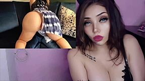 Amante culona in tight dress gets fucked and creampied