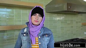 Sexy Middle-Eastern Teen 18+ Sucks Cock For The First Time, Bent Over And Riding Hard