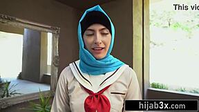 Sexy Middle-Eastern Teen 18+ Sucks Cock For The First Time, Bent Over And Riding Hard