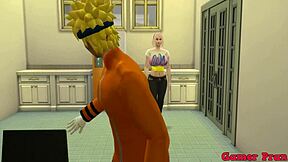 hinata asks sakura for sex advice in the kitchen