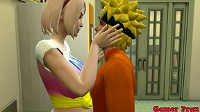 hinata asks sakura for sex advice in the kitchen