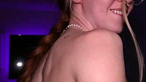 my redhead girlfriend is curious about anal, asking 'can i handle it?' in explicit kait scene with assfucking and creampie