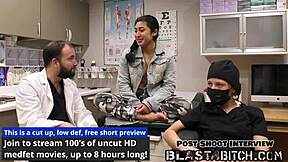 Jasmine rose's back blasted with cum in nurse pov