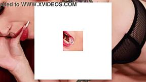 Victoria Greene sucks cock and gets her uniform drenched in cum at the milking table