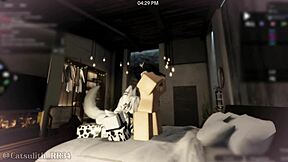 she comes back after a month for more fun with a follower