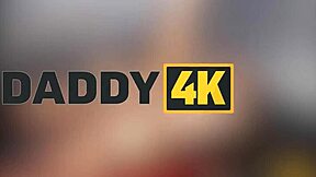 daddy4k era queen was upset because of her boyfriend and decided to fuck his stepdaddy