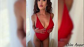 Horny Latina Chloe Amour Makes Herself Cum In Solo Compilation.