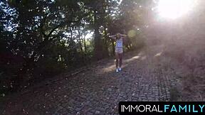 Soggy czech cutie alexis crystal drops her panties for american hunks