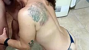 I found my stepson alone and sucked his cock shamelessly