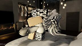 she comes back after a month for more fun with a follower