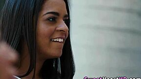 Face Riding Latina Lesbian Teens With Scissoring And Oral