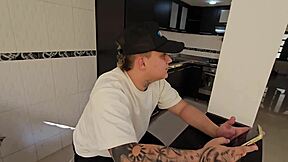 Horny Wife Sucks Dick Behind Husband's Back