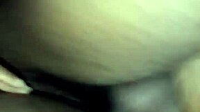 Sexy Black Brunette Takes Monster Cock in Ass Anal