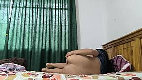 India Strips Naked, Revealing Natural Pussy On Camera In Detailed Close-Up.