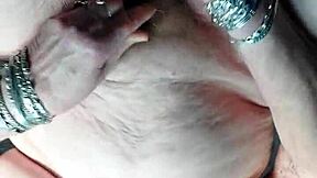 Granny uses dildo and cucumber in hairy pussy