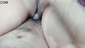 My stepmom is quite a milf wearing hijab, she loves to ride on stepsons cock in the cowgirl style with handjob.