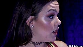 so these dominant lesbians are anal fucking a waitress, you know?