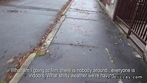 Euro amateur picked up in public and fucked indoors with big cock