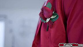 halloween fun with stepsister in costume hailey rose