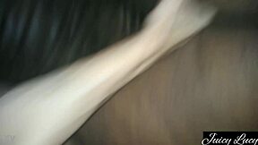 lucy moans loudly during her homemade orgasm fingering and masturbation with wet pussy