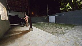 Raquel sits eagerly for anal pizza delivery fucking!