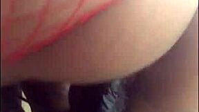 ebony babe squirts uncontrollably during homemade dildo play with wet pussy and toys