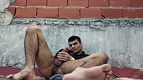 How Does Sensual Outdoor Masturbation Feel With Big Cock On Sunny Day?