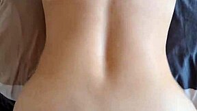 Quick sex with big ass blonde before bedtime in passionate doggystyle