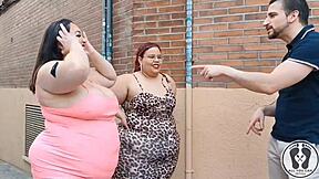 free promo flirting two bbw ladies finish in lucky day