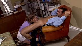 Michelle Michaels Gives Office Blowjob And Receives Facial